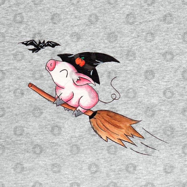 Pigs Fly in Salem by KristenOKeefeArt